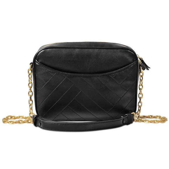 Tory Burch Black Crossbody Bag with Gold Chain - Picture 4 of 4